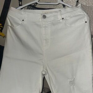 PacSun Women's Cream Skinny Jeans